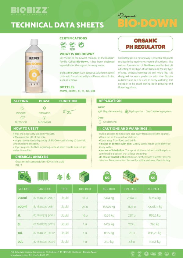 SIAM-Cuttings Data Sheets technical EN BIO_DOWN